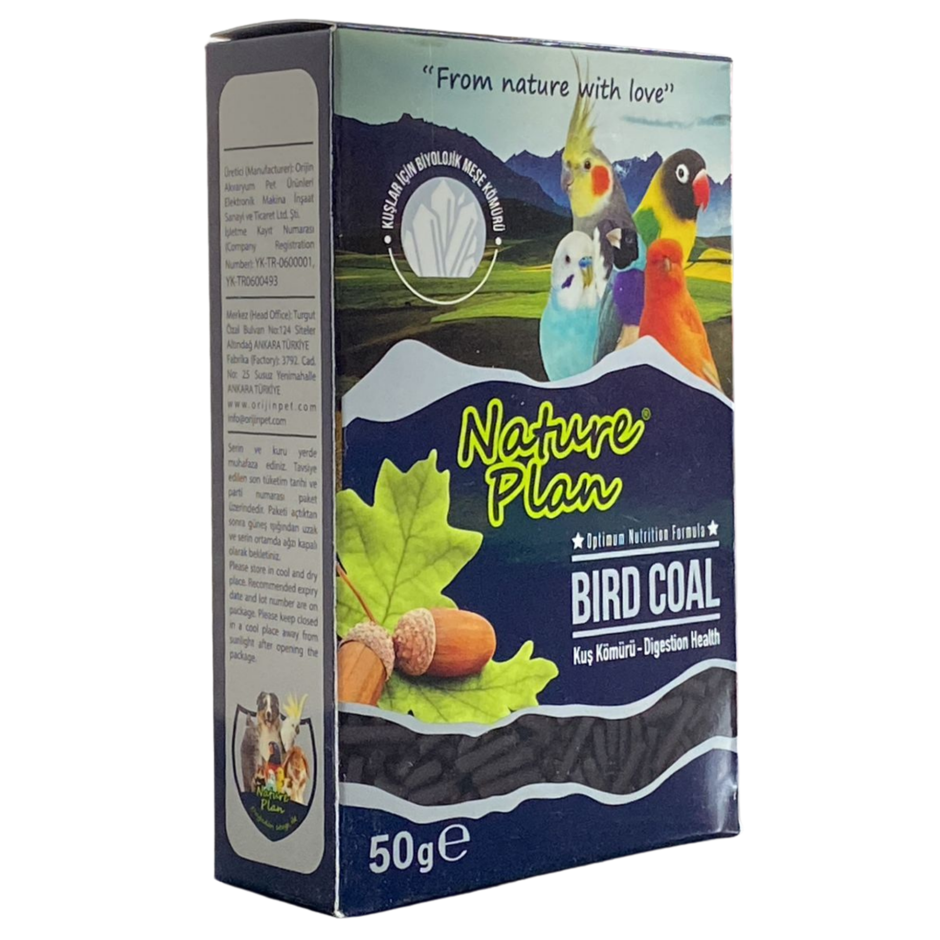 NATURE PLAN BİRD COAL KUŞ KÖMÜRÜ 50 GR