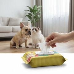 REFLEX EVCİL HAYVANLAR İÇİN ÇOK AMAÇLI HİJYENİK TEMİZLEME HAVLU NERGİS ÇİCEĞİ KOKULU 50'Lİ