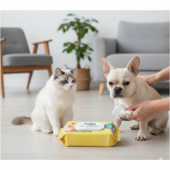 REFLEX EVCİL HAYVANLAR İÇİN ÇOK AMAÇLI HİJYENİK TEMİZLEME HAVLU NERGİS ÇİCEĞİ KOKULU 50'Lİ