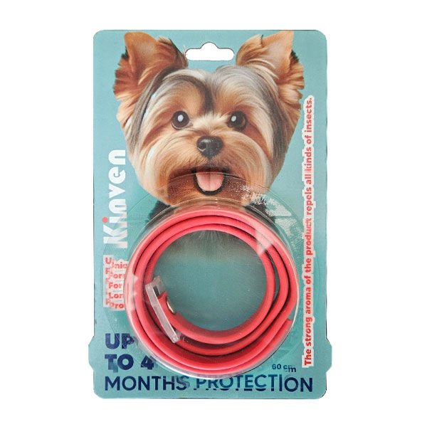 KÖPEK PİRE TASMASI 60 CM (KIRMIZI)