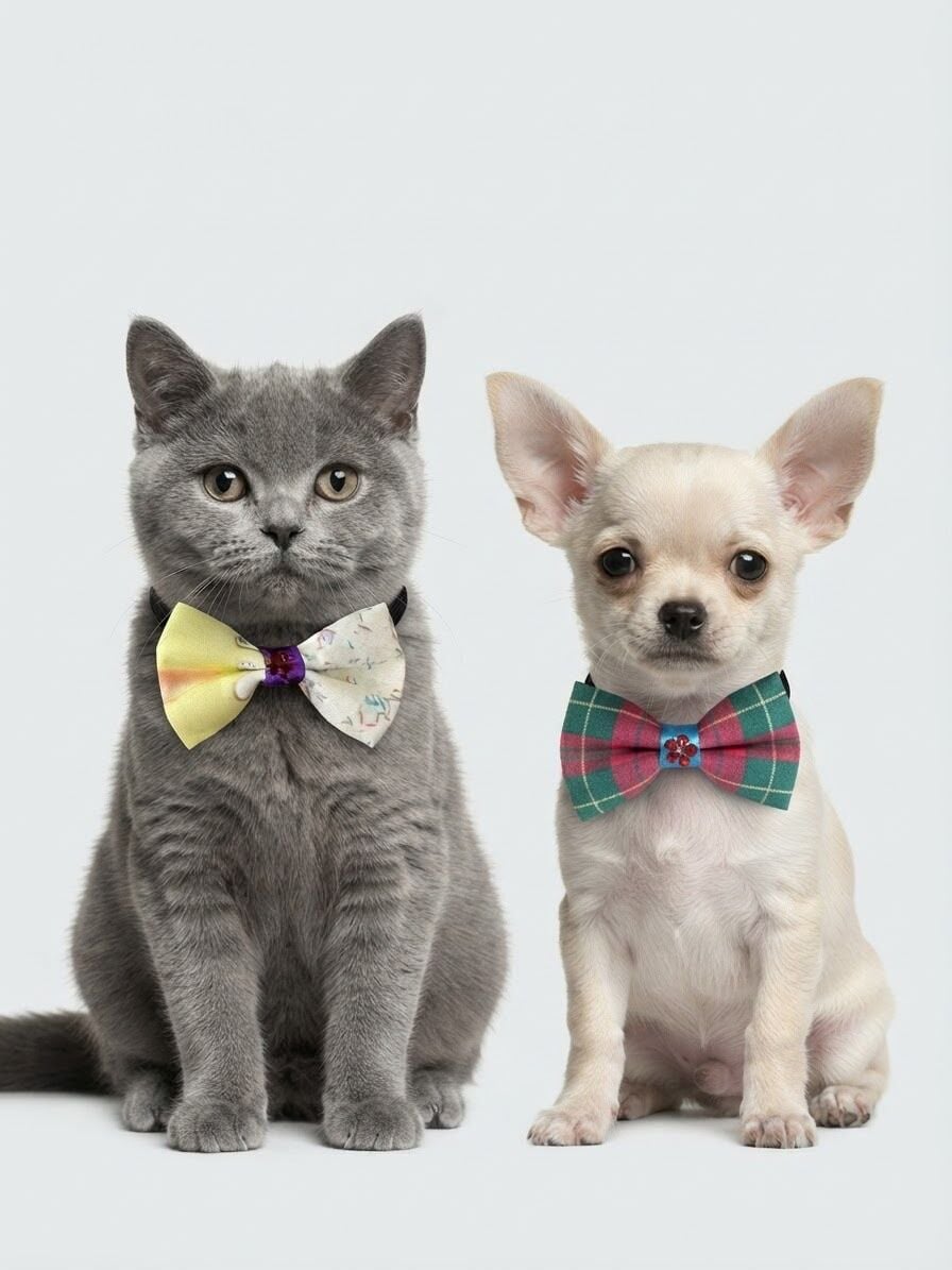 KEDİ-KÖPEK PAPYON LASTİKLİ