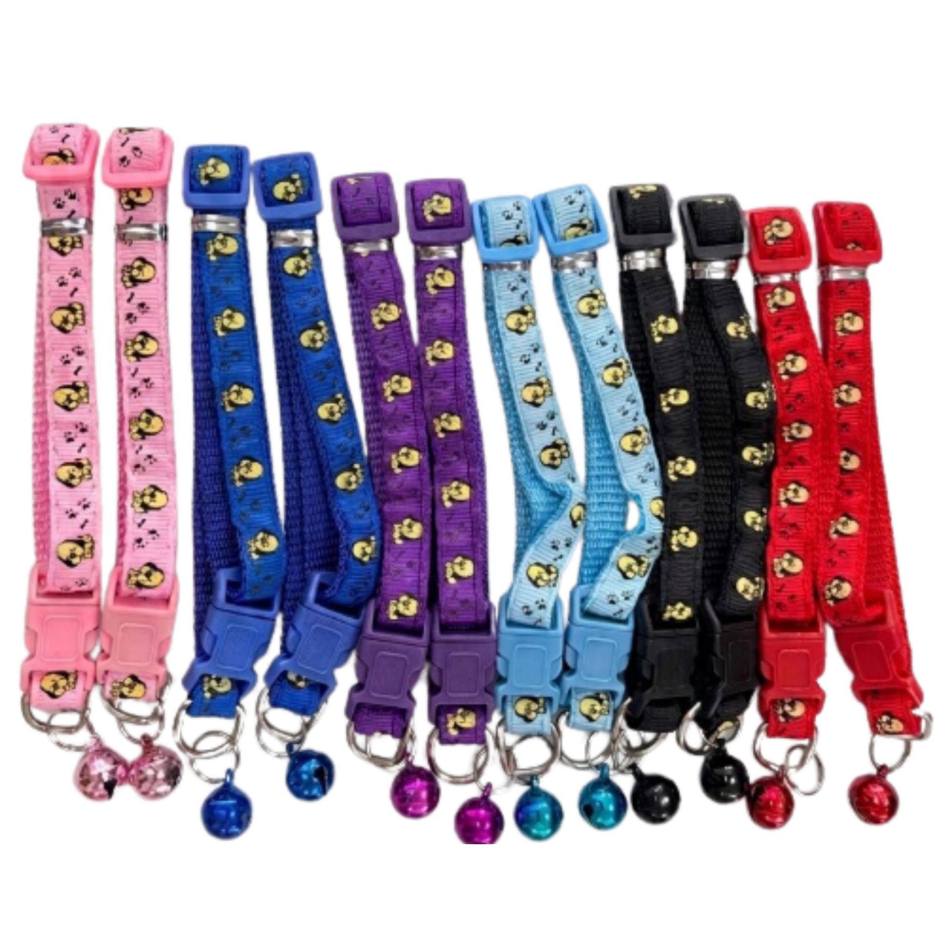 KÖPEK DESENLİ KEDİ BOYUN TASMASI 025(KOLİ İÇİ 12 ADETTİR)