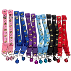 KÖPEK DESENLİ KEDİ BOYUN TASMASI 025(KOLİ İÇİ 12 ADETTİR)