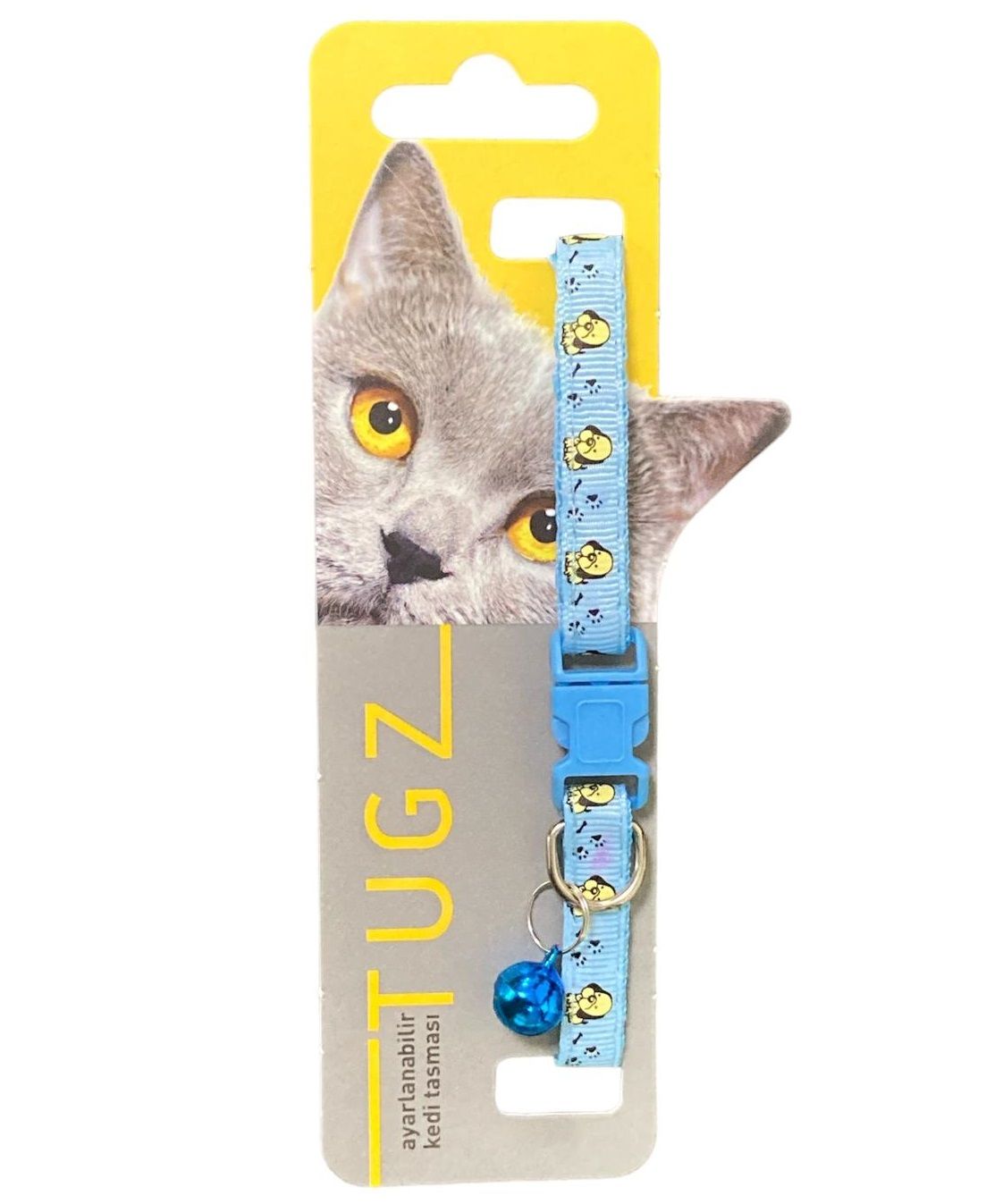 KÖPEK DESENLİ KEDİ BOYUN TASMASI 025(KOLİ İÇİ 12 ADETTİR)