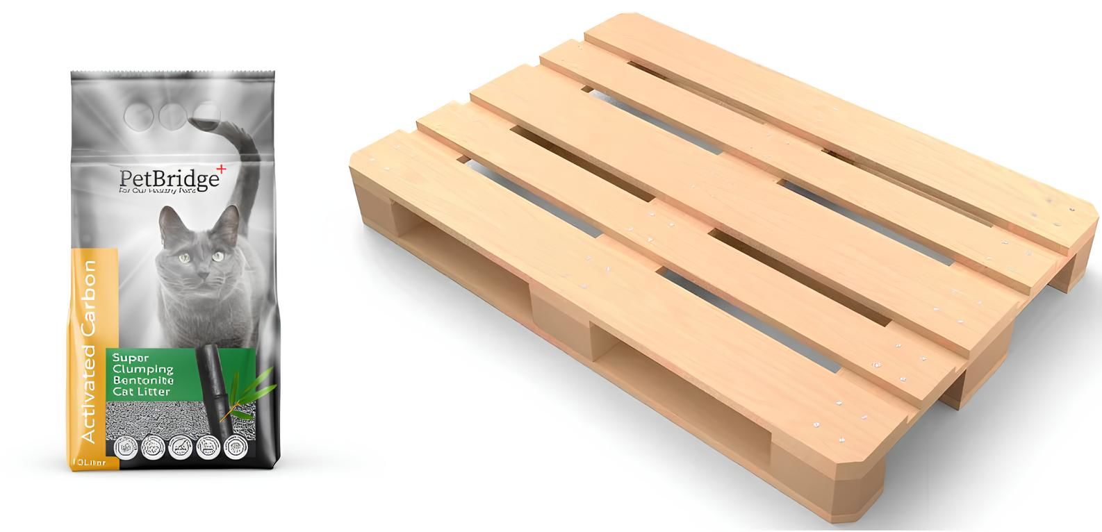 PETBRİDGE AKTİF KARBONLU KEDİ KUMU 10 LT (PALETLİ 120 ADET)