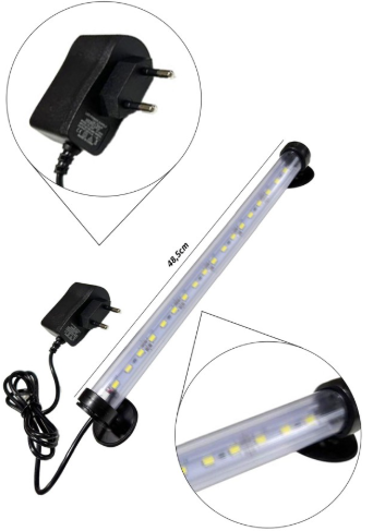TUĞPET SMD 5730 LED LAMBA 50 CM 12 V ADAPTÖRLÜ (BEYAZ)