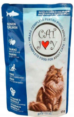 CAT JOY SOMONLU KEDİ POUCH 85 GR (KOLİ İÇİ 24 ADETTİR)