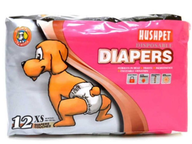 HUSHPET KÖPEK ALT TUVALET BEZİ XS 12'li
