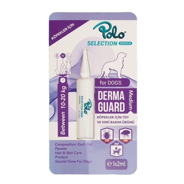 POLO KÖPEK TÜY DERİ BAKIM ÜRÜNÜ MEDİUM 2ML (12'Lİ)