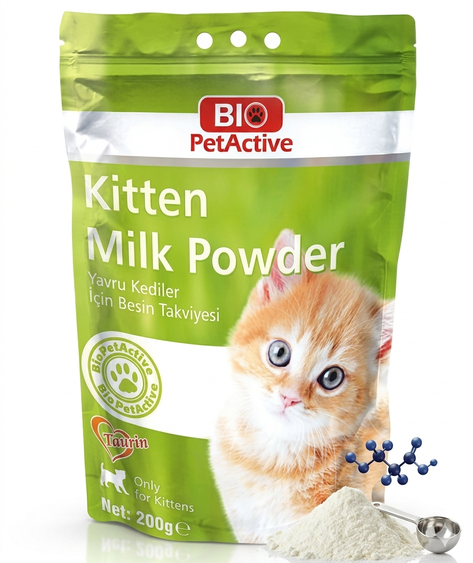BİO PETACTİVE KEDİ SÜT TOZU 200 GR