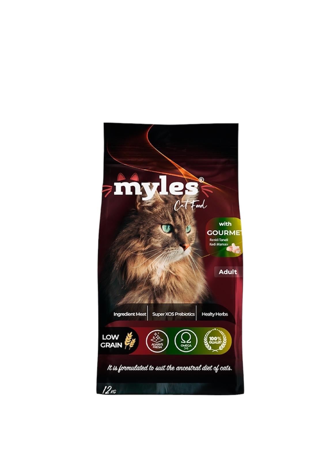 MYLES GURME KEDİ MAMASI 12 KG