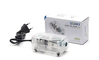 745-AQ-009 SOBO HAVA MOTORU ŞEFFAF KASA 3W 3LT/MİN