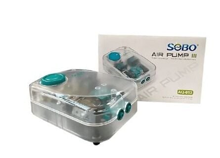 745-AQ-013 SOBO HAVA MOTORU ŞEFFAF KASA 6W 2X4LT/MİN