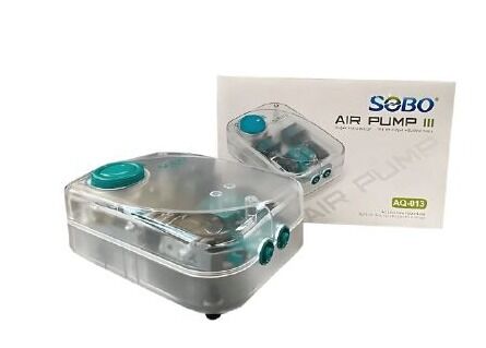 745-AQ-013 SOBO HAVA MOTORU ŞEFFAF KASA 6W 2X4LT/MİN