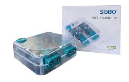 745-AQ-019 SOBO HAVA MOTORU ŞEFFAF KASA 12W 4X6LT/MİN